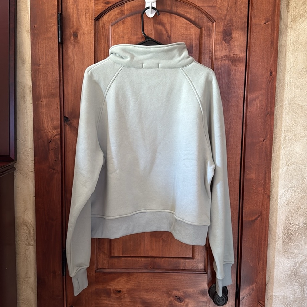 Light Green Half-Zip Pullover - Picture 4 of 4
